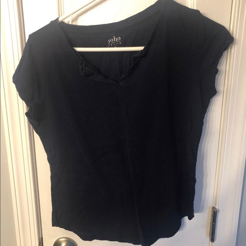 Dark blue shirt
